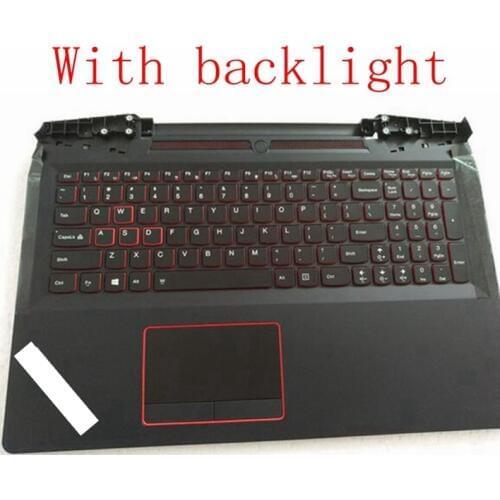 NEW keyboard for Lenovo for IdeaPad Y700 Y700-15 Y700-15ISK Upper cover for TOUCHPAD US KEYBOARD