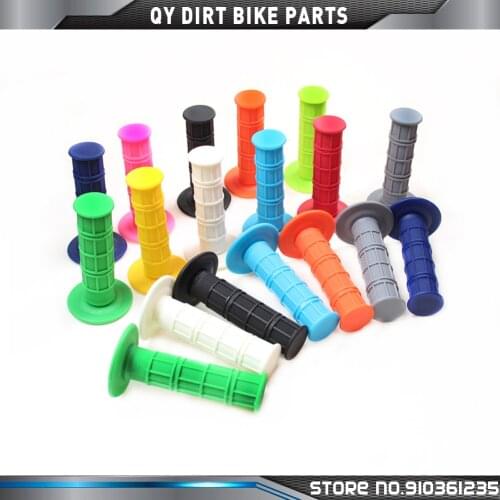 Full Waffle Grips Handlebar Handle Bar Rubber Grips For MX Motocross Jet Ski PWC Off Road ATV ATC Moped Dirt Pit Bike