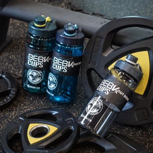 Portable Sports Kettle With 1700ML Large Capacity Ergonomics Handle Marker Reusable Water Bottle Bicycle Water Bottle