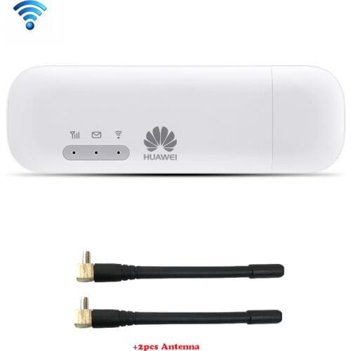 Huawei E8372 E8372h-153 HUAWEI LOGO with 2pcs Antenna 150M LTE USB Wingle LTE 4G USB WiFi Modem Unlocked