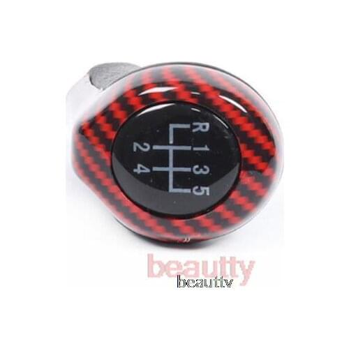 Gear Shift Knob For BM W 1 3 5 6 Series E46 E53 E60 E61 E63 E65 E81 E82 E83 E87 E90 E91 E92 X1 X3 X5 M Chromed Matte Carbon