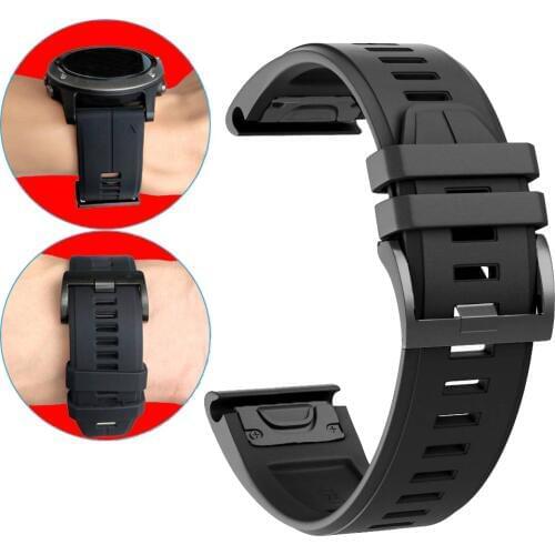 For Garmin Fenix 5 5X Instinct Silicone Strap Watch Band for Garmin 5S Strap Replacement Wristband Strap Smart Wrist Band