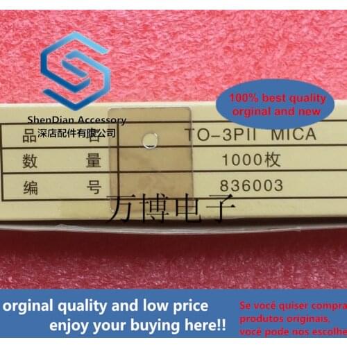2pcs only orginal new TOSAI mica insulating gasket TO-3P11 (in tube) mica sheet insulating sheet 20X25mm