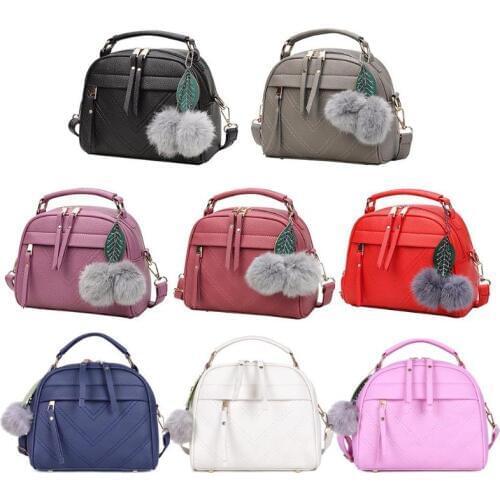 Women Messenger Handbag Shoulder Bag Crossbody PU Leather Satchel Sling Bag