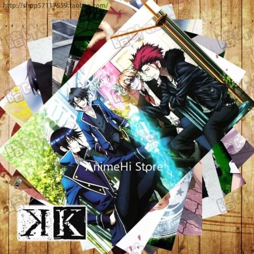 10 pcs/set Anime Isana Yashiro Yatogami Kuroh posters Yukizome Kukuri Kushina Anna Awashima Seri wall pictures Stickers