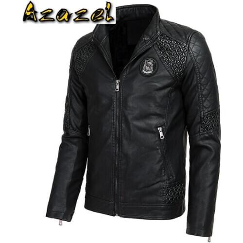 2020 New Autumn and winter Brand mens Leather jackets thickening Plus velvet Motorcycle Men Outerwear male Faux Leather Coat