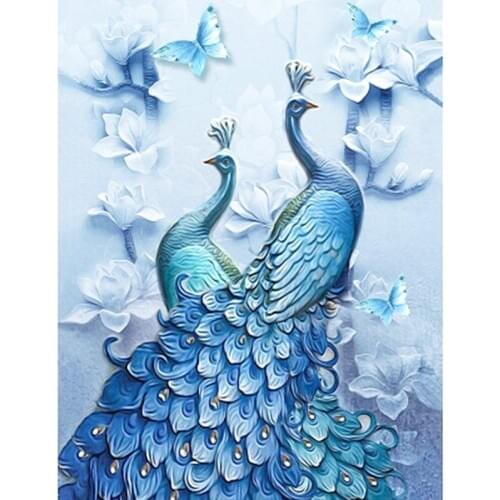 5D DIY Diamond Painting Peacock Special Shaped Diamond Full Cross stitch Mosaic Mural Rhinestone Embroidery Home Decoration gift