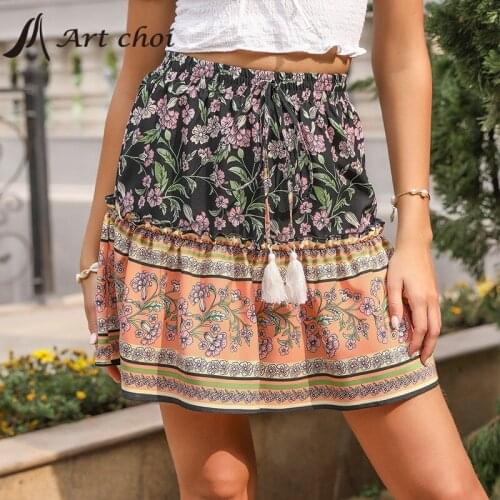 Женские пляжные юбки Art choi China At AliExpress