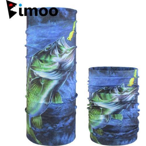 Bimoo Fishing Tackle Box Bandanas Magic Scarf Head Cover Wind UV Proof Head Band