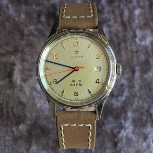 1963 Vintage Pilot Watches Military Mens Mechanical Watch Seagull ST2130 Movement Retro Air Force Automatic Wristwatches 40mm