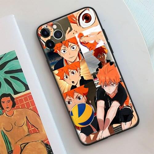 Hinata Shoyo Haikyuu Anime Glass Soft Silicone Phone Case FOR IPhone SE 6s 7 8 Plus X XR XS 11 12 Mini Pro Max Cover Shell