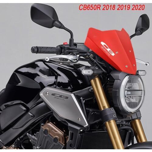 For Honda CB650R CB 650 R 2018 2019 2020 CNC Aluminum Motorcycle Accessories Windshield Windscreen Deflectors CB 650R With logo