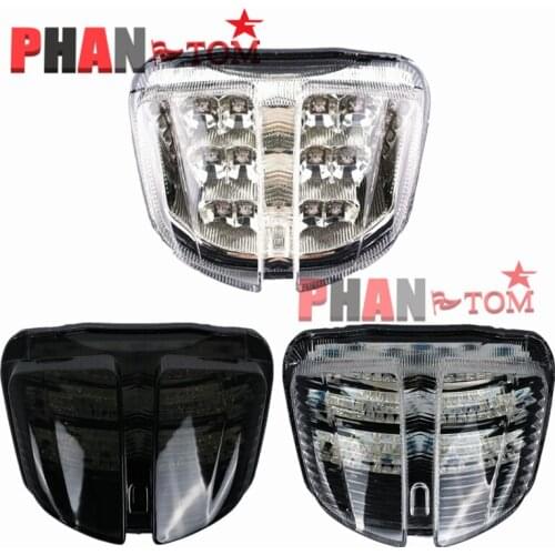 For Suzuki GSXR600 GSXR750 GSXR 600 750 2006 2007 K6 Chrome Rear Tail Light Brake Turn Signals Integrated Light Motorcycle light