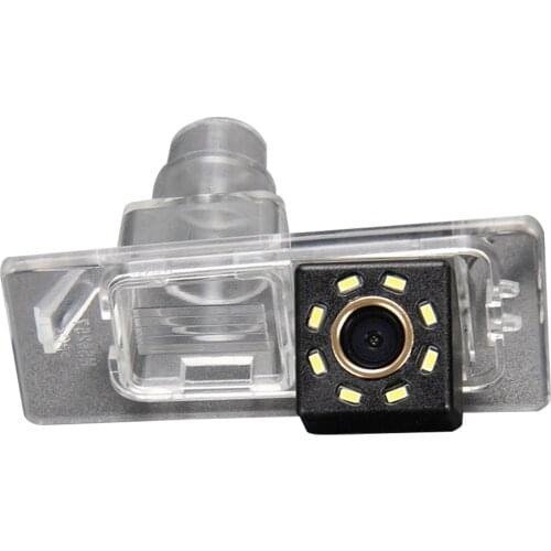 Misayaee Car Rear View Reverse Parking Camera Golden 8 Led for Kia Ceed 2 JD Wagon SW 5D 2012~2018 Night Vision Waterproof