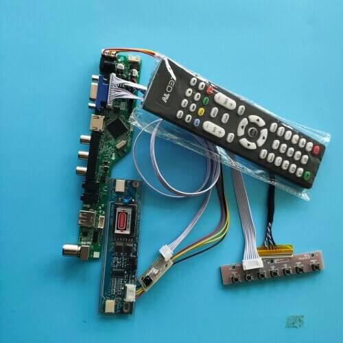 Kit For M215HW01 V5/V7/VC/V2 1920x1080 Driver Screen AV TV Audio LED VGA Controller Board USB Display LVDS HDMI 2 lamps Panel