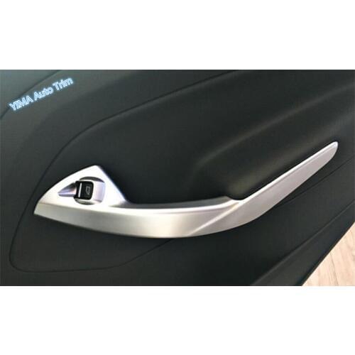 Lapetus Car Styling Inner Car Door Armrest Window Switch Control Panel Frame Cover Trim ABS For Ford Kuga / Escape 2014 - 2019