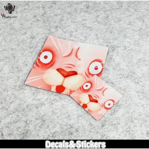 NO.LN261 Cartoon PINK Rabbit MOTO GP Reflective Sticker Car Sticker Decals Racing Motorcycle Windshield Bike Tank cup