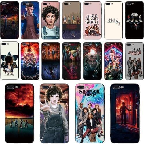 TV Series Stranger Things Soft Phone Cover For Iphone 8 7 6s 6 Plus X XR 11 Pro XS Max Case Se 5 5S TPU Shell Coque