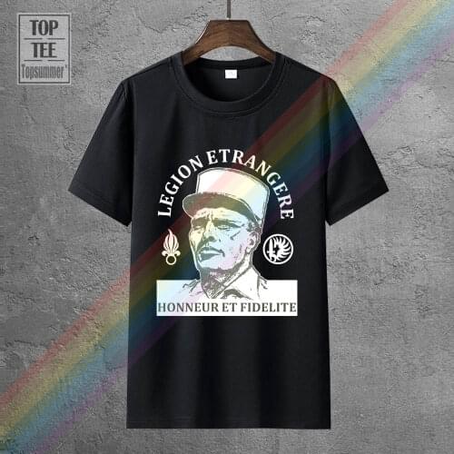 2018 Newest MenS Funny France Legion Etrangere M3 T Shirt Olive Foreign Legion Legio Patria Nostra T Shirt