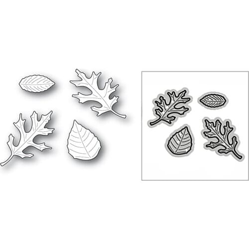 New Dry Leaves Plant Specimen 2020 Metal Cutting Dies for DIY Scrapbooking and Card Making Decorative Embossing Craft No Stamps