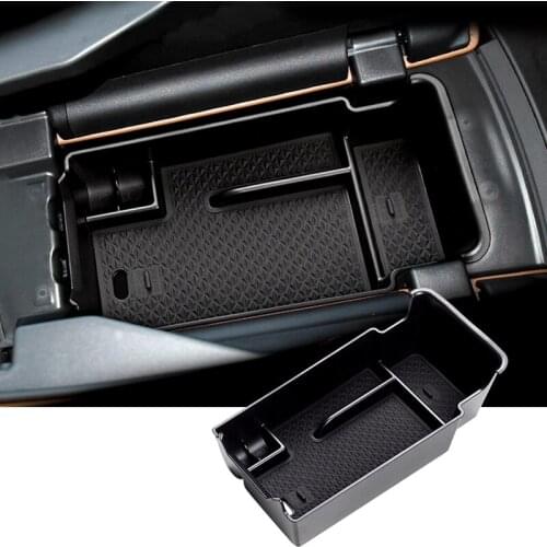 Car Center Console Organizer Storage Box Interior Accessories Armrest Storage Box for 2021 Buick Envision S
