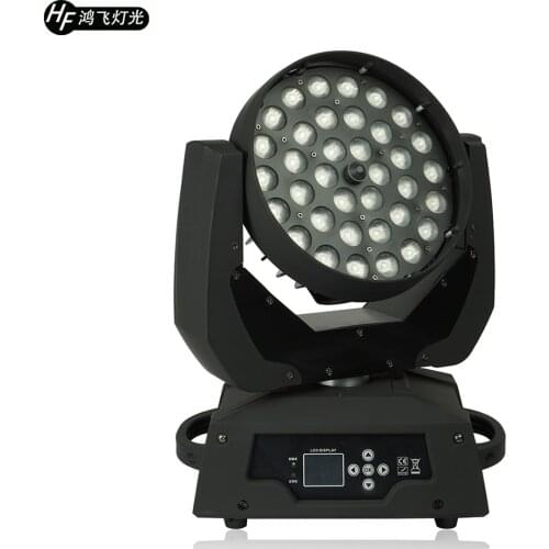 36x12w Zoom Moving Head Light RGB W 4in1 Dyeing dj light DMX512 stage performance equipment