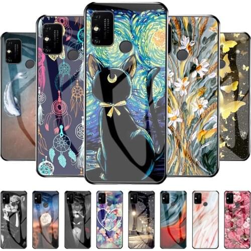 Shockproof Case For Huawei Honor 9X Case Tempered Glass Hard Funda For Huawei Honor 9 Lite 9A 9C 9S 9X Pro Phone Cover Honor9X