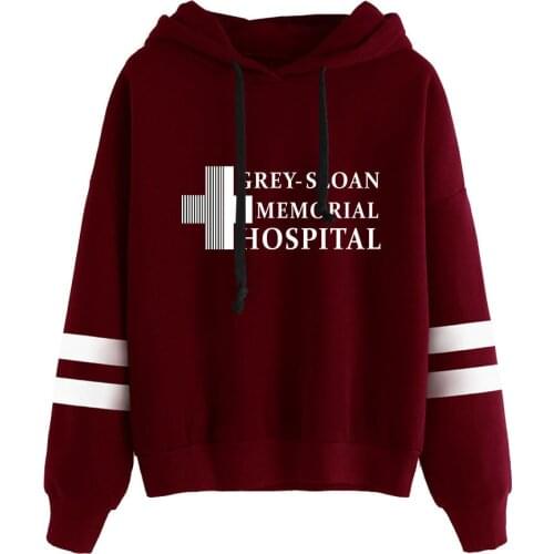 Grey Sloan Memorial Hospital Hoodie Meredith Grey Derek Shepherd Greys Hoodie Greys Anatomy Pullover Hoodie Sweatershirt