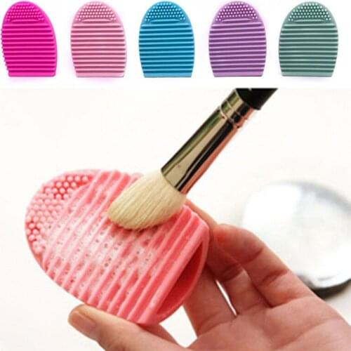 1PCS Silicone Makeup Brushes Cleaner Pad Mat Cosmetics Makeup Brush Scrubber Board Cleaning Washing Tools Make Up Brush Cleaner