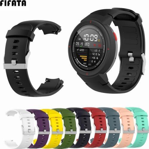 FIFATA Watchband Silicone Wrist Strap For Xiaomi Amazfit Verge Replacement Sport Bracelet For Xiaomi Amazfit Verge 3 Wristband