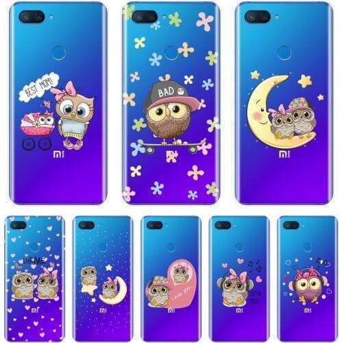 Owl Phone Case For Xiaomi Mi A1 A2 Lite 8 SE Mi5 Mi6 Mi8 Soft Silicone Back Cover For Xiaomi Mi 5 5C 5S 5X 6 6X Plus 8 SE Lite