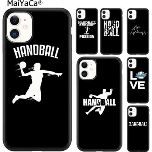 MaiYaCa Stylish playing handball Phone Case Cover For iPhone SE 6s 7 8 plus X XR XS 11 12 pro max Samsung Galaxy S8 S9 S10 shell