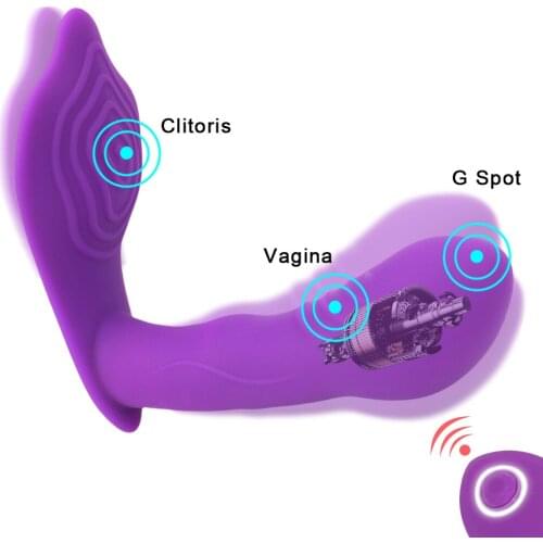 G Spot Vagina Clit Stimulate Vibrators for Women Remote Control Panties Vibrators 10 Speed Wear Dildo Vibrator