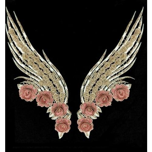 10 pairs parches bordados Sew On Patches Ethnic Flower Embroidered Patch For Clothing Dress Tee Jacket Patchwork Appliques Badge