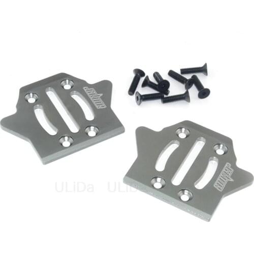 2x New Aluminum Chassis Armor Protection Skid Plate For HOBAO 8SC H9 Rc Car