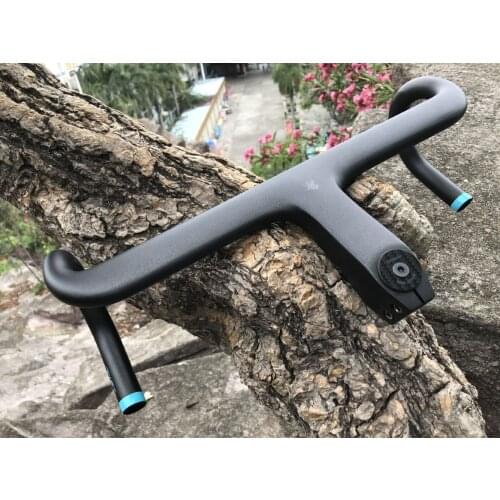 2021 lexon Carbon Handlebar 28.6mm Integrated Handlebar Road Bicycle Handlebar matt black Road Bike Handlebar