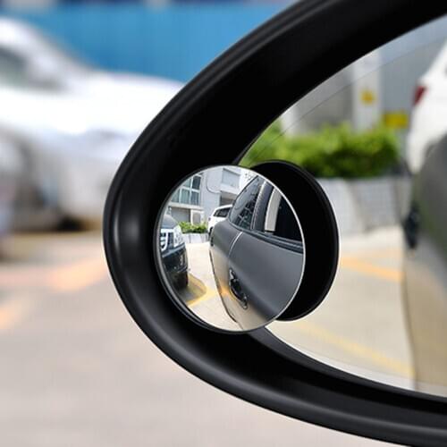 360 degree frameless ultra-thin wide-angle circular convex blind spot mirror for Ford Focus Fusion Escort Kuga Ecosport Fiesta