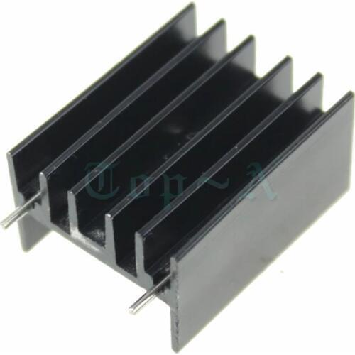 Gdstime 10 pcs 30x23x16mm Aluminium Heatsink With Pins MTDA7294 L298 Special Heat Sink 30mm x 23mm x 16mm LED IC Radiator Coolin