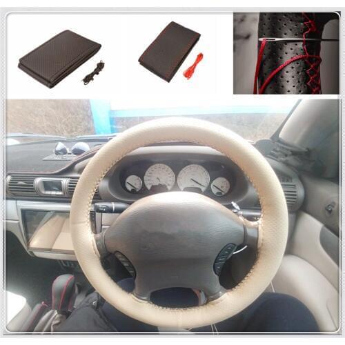 Car shape steering wheel cover knitting hand sewing auto parts for Lexus UX RC ES RX NX LS LF-1 LC CT IS LX GS LF-SA