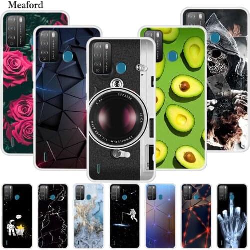 For ITEL Vision 1 Case Luxury Silicone TPU Soft Cover Phone Case for ITEL Vision1 Shockproof Cute Cartoon TPU Bumper Funda Coque