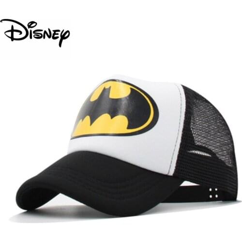 Disney Marvel Batman kids baseball net cap spring and summer new childrens cap boys and girls adjustable outdoor sports sun hat