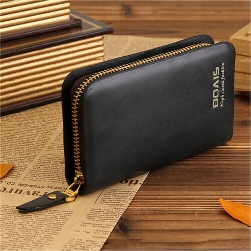 Long Style Card Holder Male Purse Men Wallets Classic Zipper Large Capacity Big Brand Luxury Wallet Key Wallet For Men
