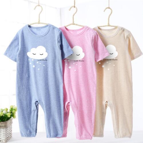 Baby clothes romper short sleeves kids clothes 100% cotton baby girls clothes baby boys clothes children clothing jumpsuit