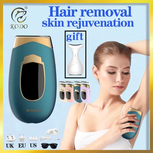 Hair removal skin rejuvenation 2 in 1 Laser Epilator Permanent IPL Photoepilator Hair Removal Painless Electric Epilator Machine