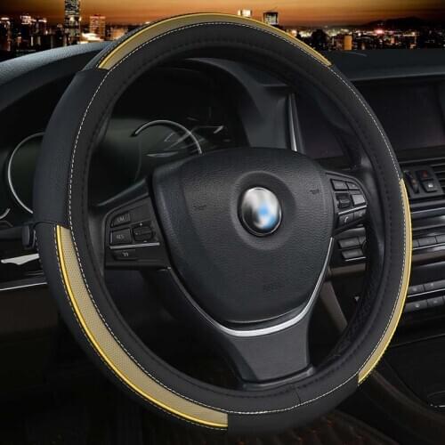 5 Colors Car steering wheel Cover universal New For Truck diameter 34cm 36cm 40cm 42cm 45cm 50cm Car Interior Accessories