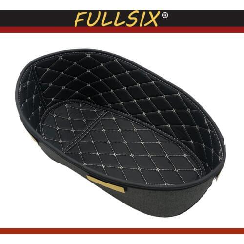 Motorcycle For Vespa gts300 GTS 300 Storage Box Leather Rear Trunk Cargo Liner Protector Accessories PU Leather