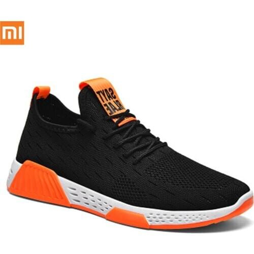 2020 New Xiaomi Mijia Youpin Fly Weaving Breathable Male Shoes New Trendy Casual Sports Shoes Running Shoes For All Dropshipping