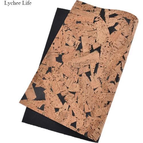 Lychee Life Fashion Retro Patchwork Clothes Sewing A4 Fabric DIY Personality Garment Decor Accessories