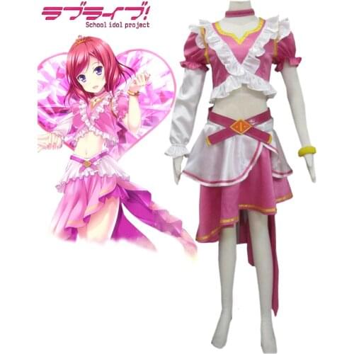 Love Live!Music start!! Nishikino Maki Dress Cosplay Costume Halloween Women Dress O