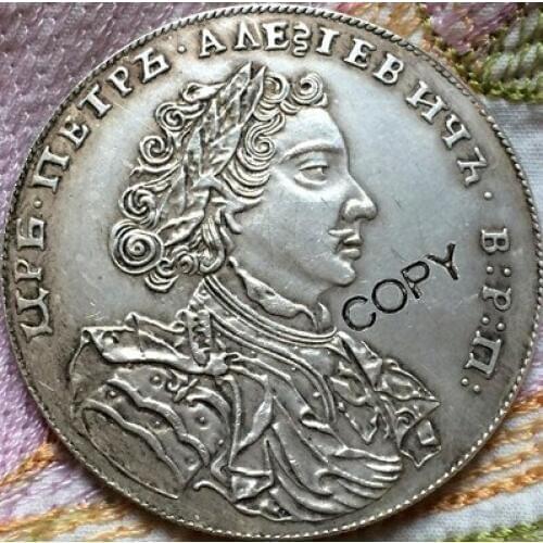 Wholesale 1710 russian coins 1 Rouble copy 100% coper manufacturing old coins